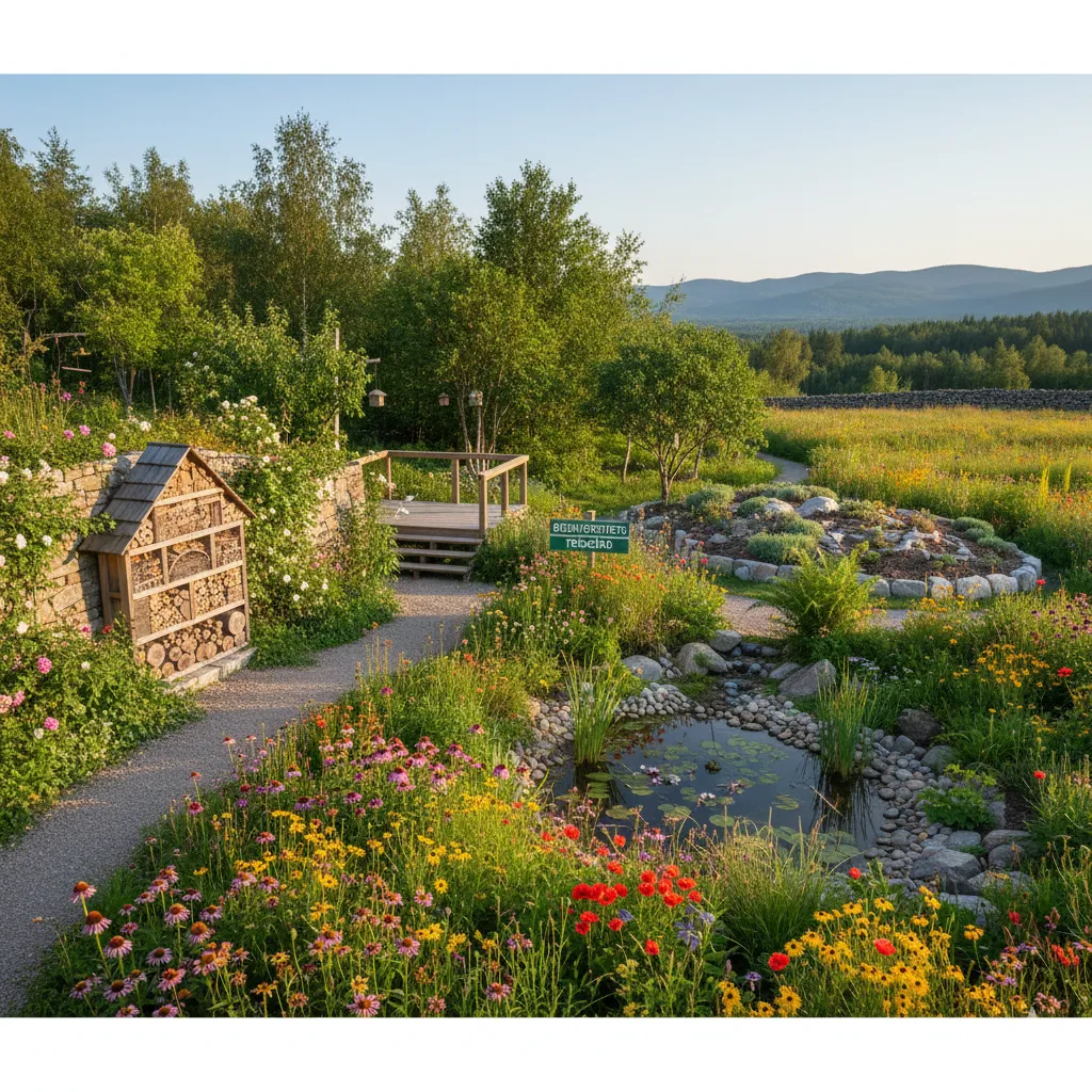 Biodiversitets trädgård